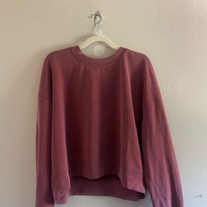 Lululemon Perfectly Oversized Cropped Crew *Softstreme